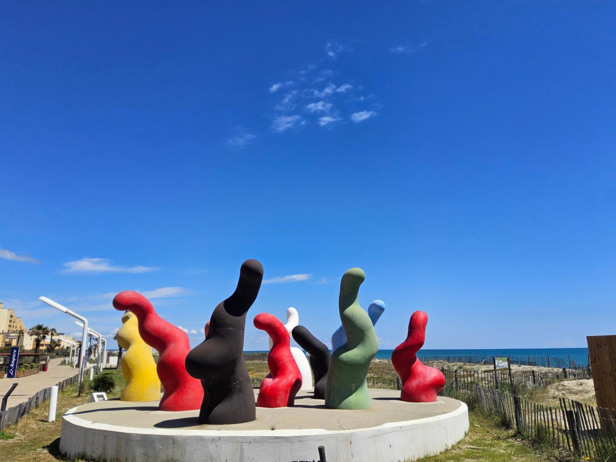 L'Azur 4 Pers Clim Parking Acces Plage Direct Le Barcares Exterior photo